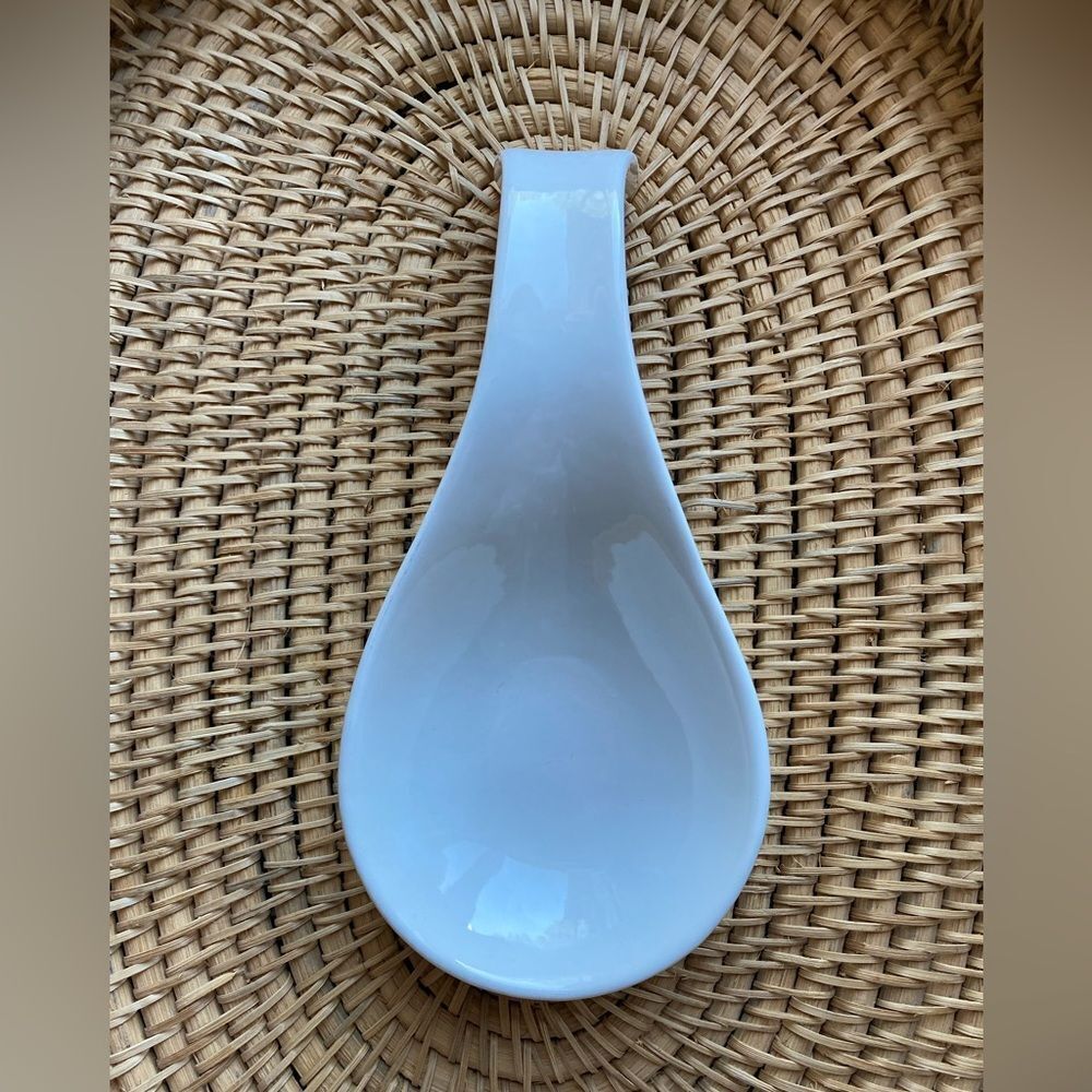 Target at Home Elegant White Porcelain Spoon Rest